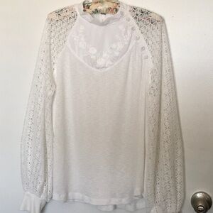 Free People Boho Balloon-Sleeve Top 101